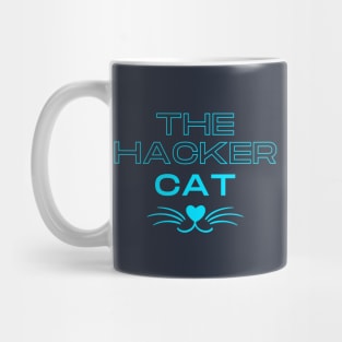 The hacker cat funny design Mug